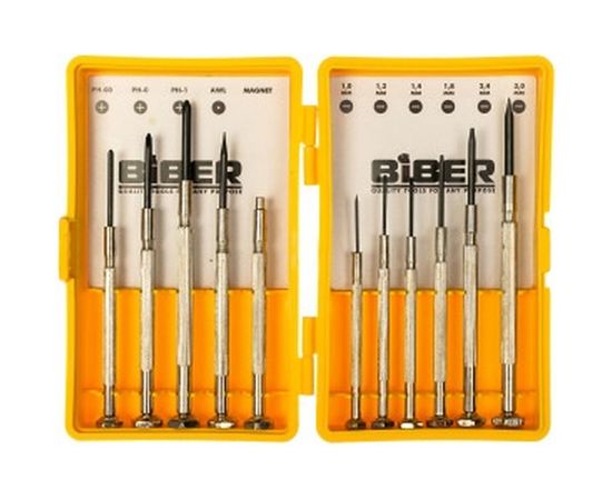 Набор отверток для точных работ 11шт Biber 85566 тов-159181 