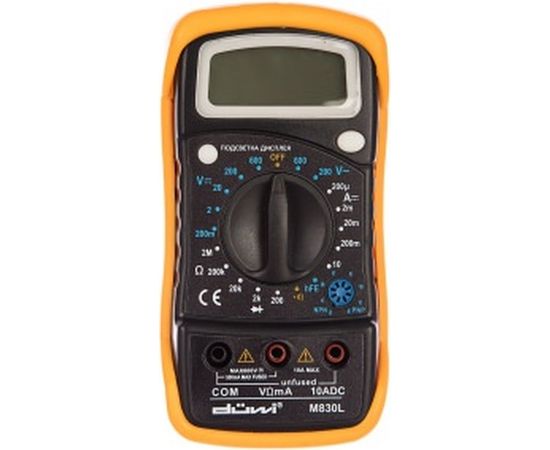 Цифровой мультиметр с противоударным чехлом duwi M830L PROFI 26044 8 