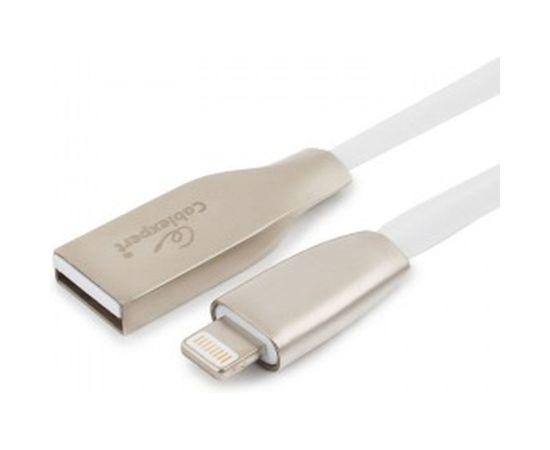 Кабель для Apple Cablexpert серия Gold, AM/Lightning, длина 1м, белый, блистер CC-G-APUSB01W-1M 