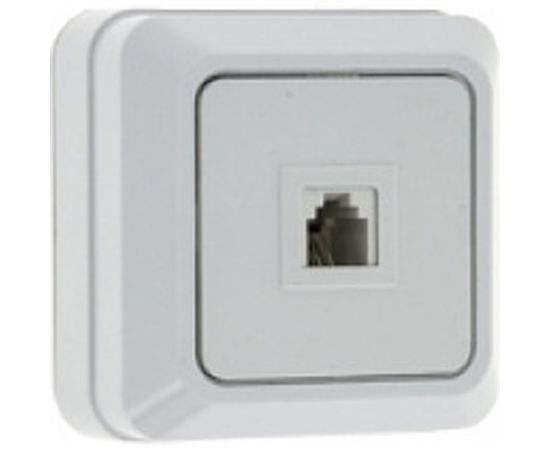 Телефонная розетка EKF Рим Phone белая ENT01-034-10 