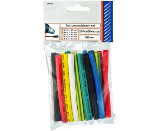 Набор термоизоляции для проводов duwi Ф трубки до/после усадки 8/4 мм, 21 шт. 28663 9 