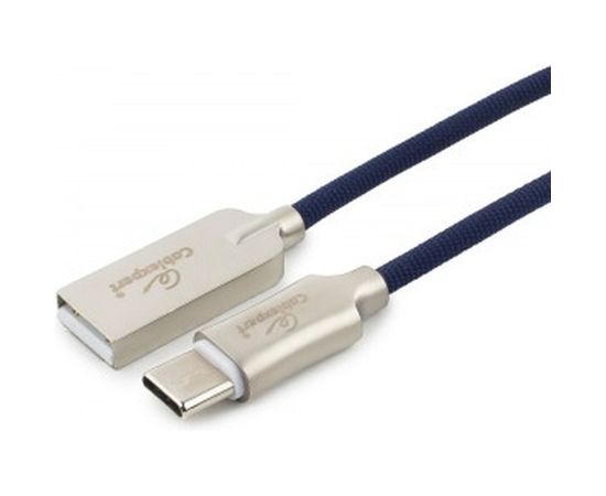 Кабель USB Cablexpert, USB 2.0, AM/microB, длина 1м, синий CC-P-mUSB02Bl-1M 
