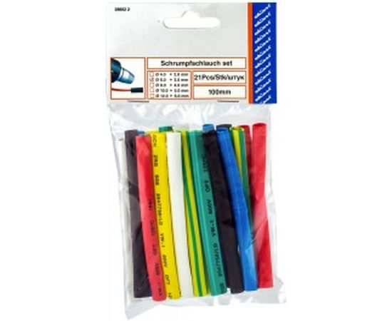 Набор термоизоляции для проводов duwi Ф трубки до/после усадки 6/3 мм, 21 шт. 28662 2 