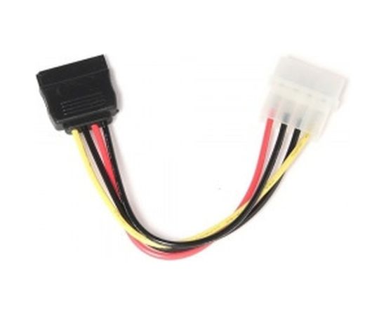 Кабель питания Cablexpert SATA, 15см, molex, 4pin/sata, 15pin, пакет CC-SATA-PS 