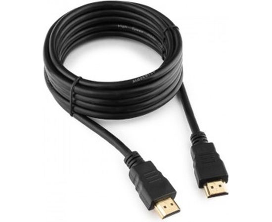 Кабель Cablexpert HDMI v2.0, 19M/19M, 3.0м, черный, позолоченные разъемы, экран, пакет CC-HDMI4-10 
