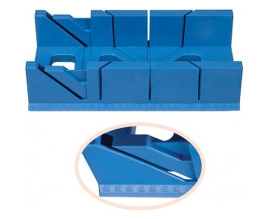 Пластиковое стусло без пилы FIT РОС Профи 41257 300 мм х 110 мм, цвет синий 