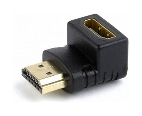 Переходник HDMI-HDMI Cablexpert, 19F/19M, угловой соединитель 90 градусов, A-HDMI90-FML 