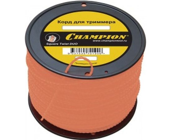 Корд триммерный Square Twist DUO (2.0 мм; 126 м; витой квадрат) CHAMPION C5056 