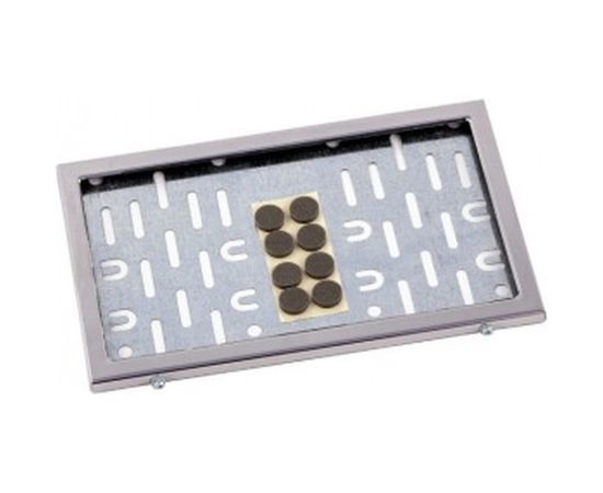 Рамка номерного знака DolleX, 290 х 170 нержавеющая сталь с металл. адаптером в сб. SPL1A-33 