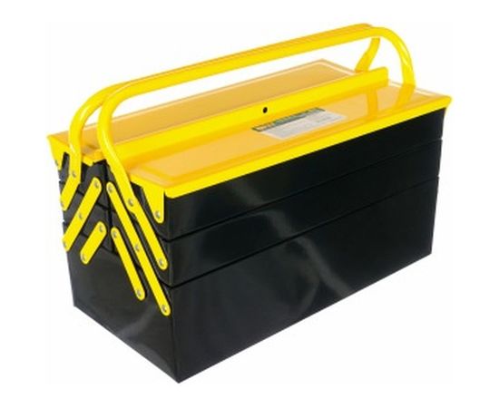 Ящик для инструмента (металлический, с 4-мя раздвижными отделениями, 420х200х200 мм) FIT IT 65679 