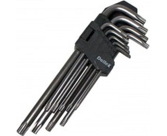 Набор Г-образных ключей DolleX торкс 9 шт. Т10-Т50, L=180mm SGT-009 