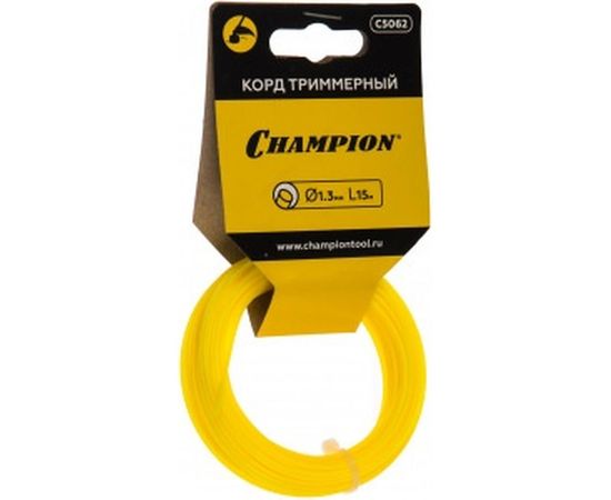 Корд триммерный Round (1.3 мм; 15 м; круглый) CHAMPION C5062 