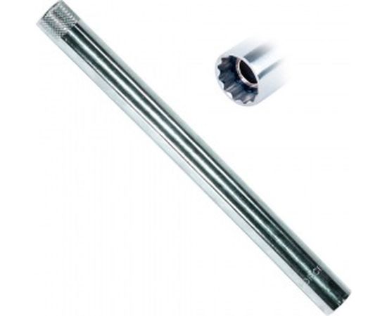 Головка свечная, магнитная, длинная 12-гранная 3/8", 14 мм, 250 мм FORCE 807325014M 