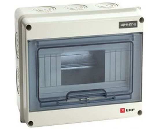 Распределительный навесной щит EKF ЩРН-ПГ- 5 PROxima IP65 SQPb65-n-pg-5 