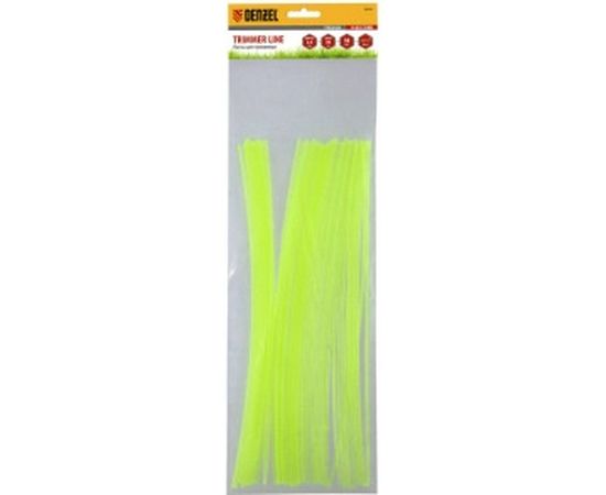 Леска для триммера круглая нарезанная 2,4 мм х 30 см 50 шт FLEX CORD DENZEL 96101 