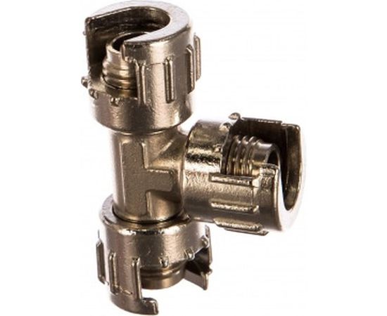 Переходник T-образный байонет (3xМ1/4"; блистер) 48В 345 GAV 38925 