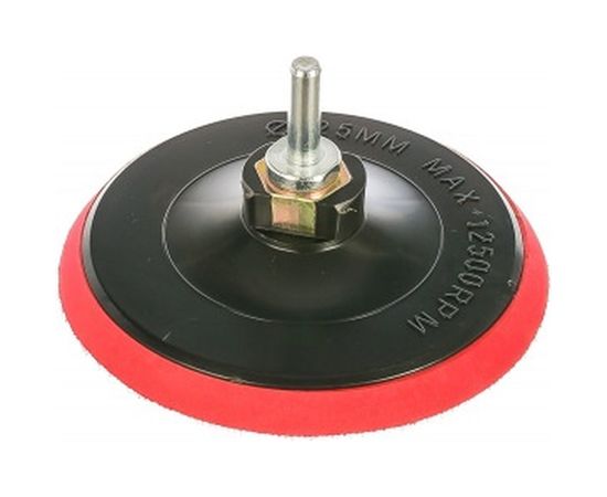 Диск шлифовальный с липучкой 125 мм, М14 + переходник для дрели FIT IT 39623 