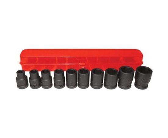Набор 6 гранных ударных головок 1/2", 10 шт. FORCE 4109-10 