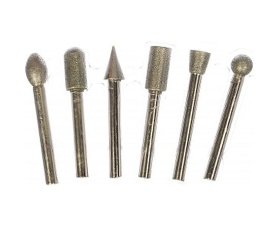 Шарошки&nbsp;с алмазным напылением 6 шт. FIT 36482 