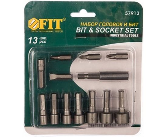 Набор бит и головок FIT IT 57913 