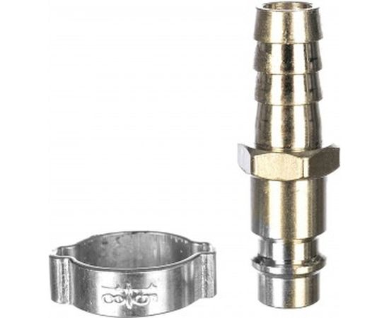 Соединение разъемное (рапид папа — елочка 10 мм, с обжимным кольцом 10x15 мм) FUBAG 180162 