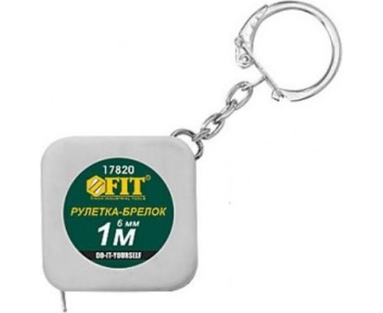 Рулетка-брелок 1м FIT DIY 17820 