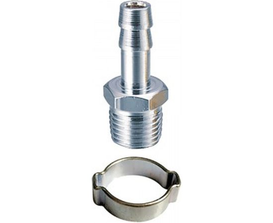 Переходник 1/4"M - елочка (6 мм с обжимным кольцом 6x11 мм) FUBAG 180260 