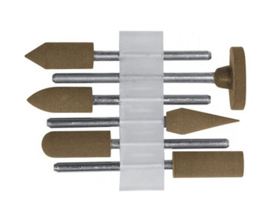 Насадки резиновые полировальные, средней зернистости, 6 шт. FIT IT 36922 