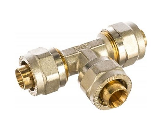 Переходник T-образный байонет (3xМ1/4") 48В 345 GAV 15264 