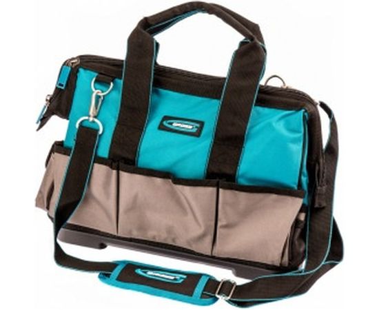 Сумка для инструмента GROSS Handwerker, 26 карманов, пластик, дно, наплечный ремень 90272 