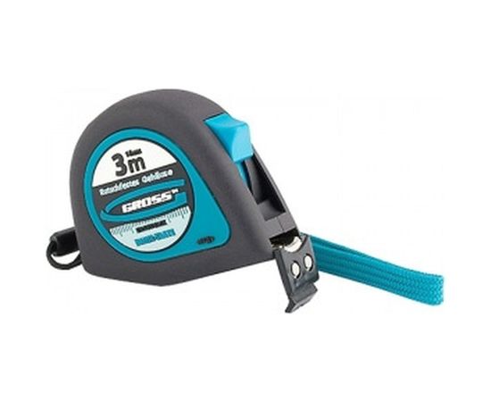 Рулетка 3 м x 16 мм GROSS Ergonomisch 31101 