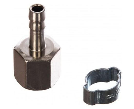 Переходник 1/4"F - елочка (6 мм; обжимное кольцо 6х11 мм) FUBAG 180250 