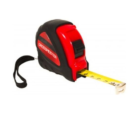 Рулетка GROSSMEISTER 2К резинопластиковый корпус, 7,5м*25мм 009003003 