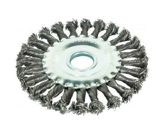Щетка-крацовка дисковая (125 мм, стальная проволока) для УШМ GROSSMEISTER 021028002 
