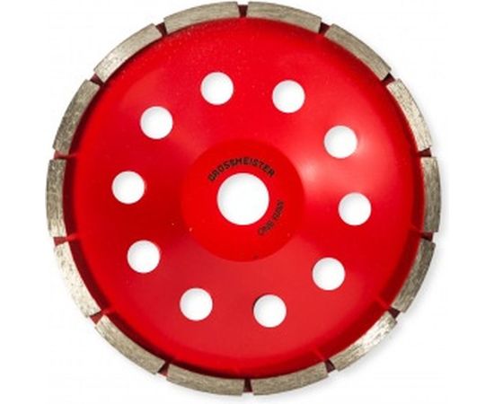 Чашка алмазная шлифовальная однорядная 125х22.2 мм GROSSMEISTER 011113002 