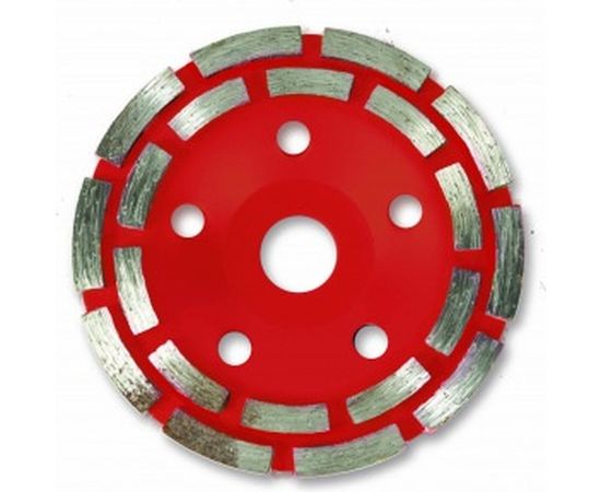 Чашка алмазная шлифовальная двухрядная 125х22.2 мм GROSSMEISTER 011112002 