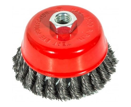 Щетка-крацовка чашечная (стальная проволока, 80 мм) GROSSMEISTER 021058001 