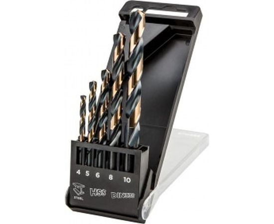 Набор сверл по металлу HSS-CNC Pro-Tec (5 шт; 4-10 мм) GRAPHITE 55H086 