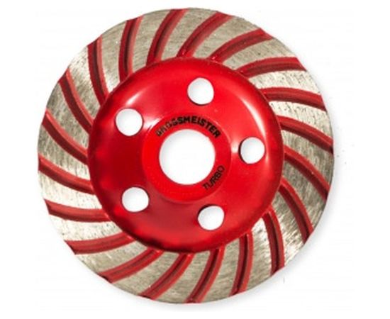 Чашка алмазная шлифовальная ТУРБО 115х22.2 мм GROSSMEISTER 011111001 