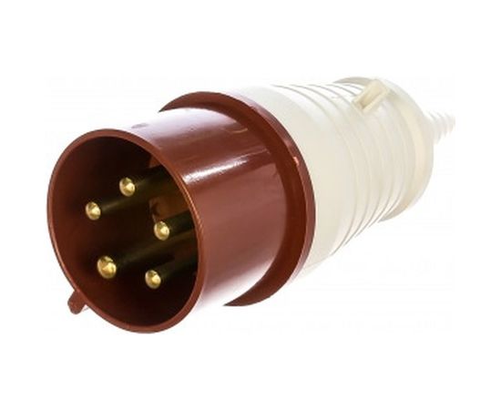 Электрическая кабельная вилка IEK 32А 3P+PE+N 380В IP44 025 ИЭК PSR02-032-5 