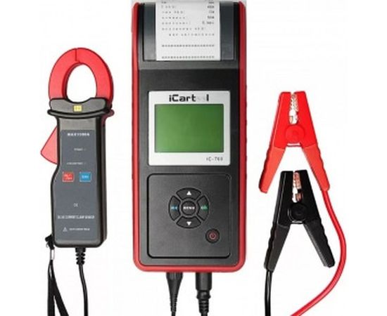 Профессиональный тестер аккумуляторных батарей 12/24V iCartool IC-700 