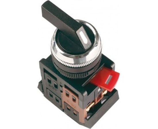 Переключатель на 2 положения, черный 1з+1р IEK ALC-22 BSW10-ALC-2-K02 