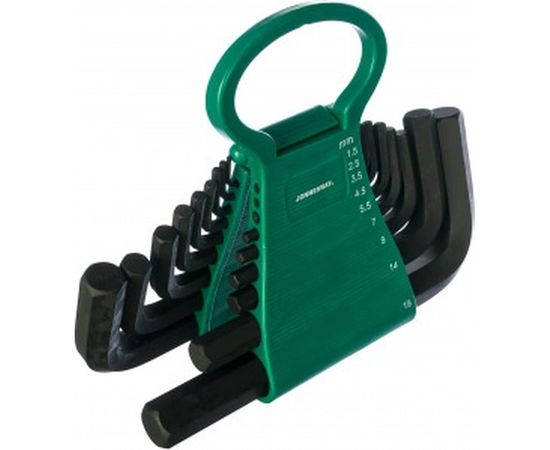 Комплект коротких угловых шестигранников Jonnesway H01MH118S 