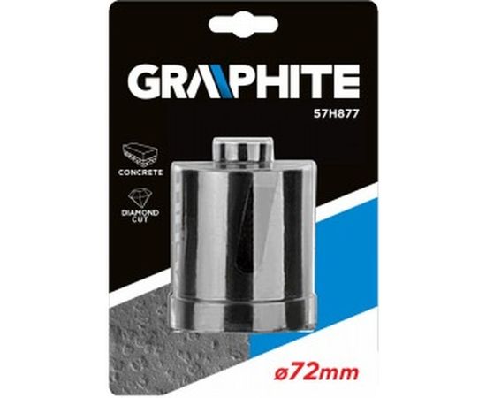 Коронка алмазная (72x75х8 мм; М14) GRAPHITE 57H877 