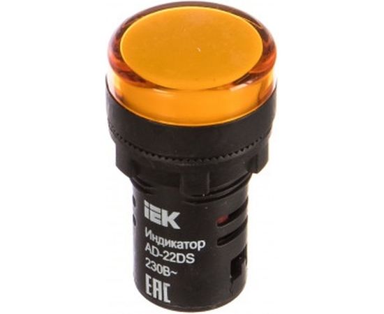 Светосигнальная арматура AD-22DS 230В желтая IEK BLS10-ADDS-230-K05 43328 