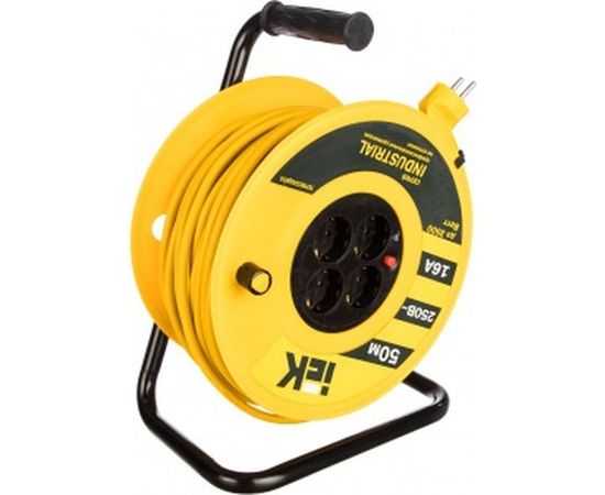 Удлинитель на катушке с термозащитой 4х50м УК50 3х1.5 IEK Industrial WKP15-16-04-50 277738 