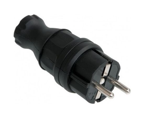 Электрическая прямая вилка IEK ОМЕГА с заземлением IP44 ВБп3-1-0м ИЭК PKR01-016-2-K02 