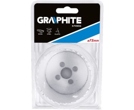 Коронка сверлильная биметаллическая (73х38 мм) GRAPHITE 57H930 