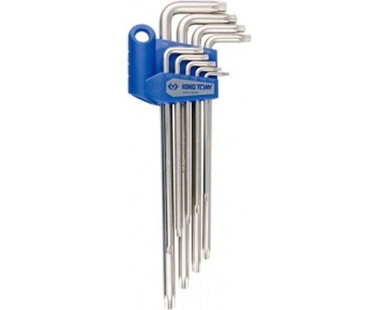 Набор Г-образных ключей TORX с отверстием T10-T50, 9шт KING TONY 20419PR 