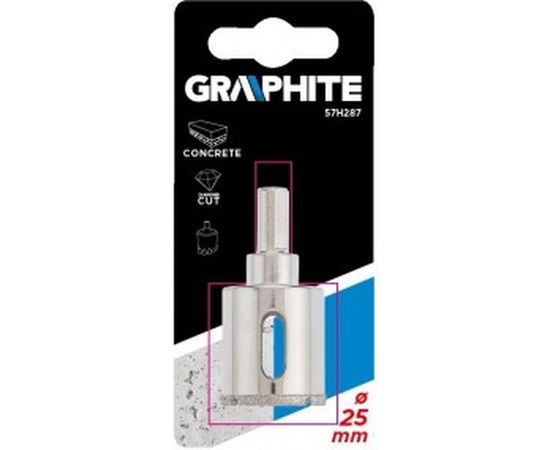 Сверло по керамической плитке 25 мм GRAPHITE 57H287 